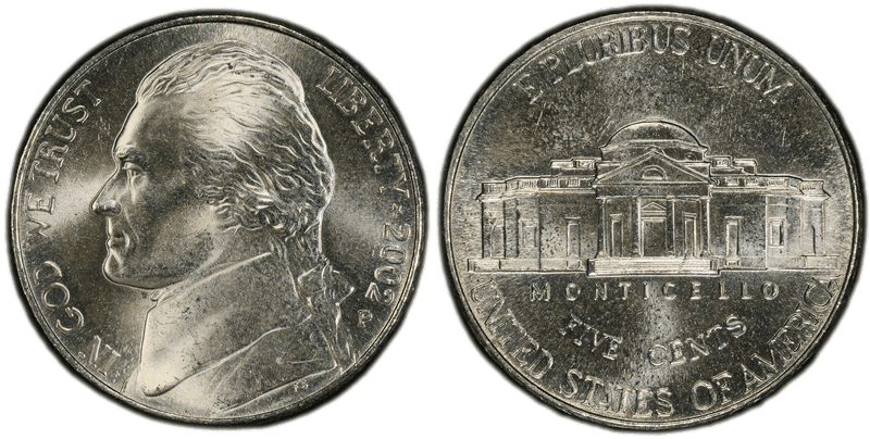 2002 (P) Jefferson Nickel
