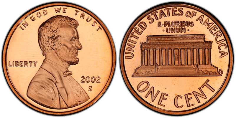 2002 (S) Proof Lincoln Memorial Cent