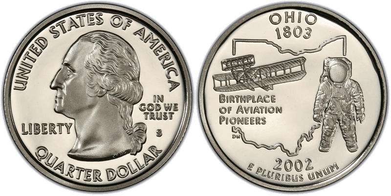2002 (S) Proof Ohio State Quarter