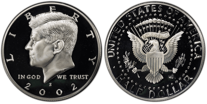 2002 (S) Proof Silver Kennedy Half Dollar