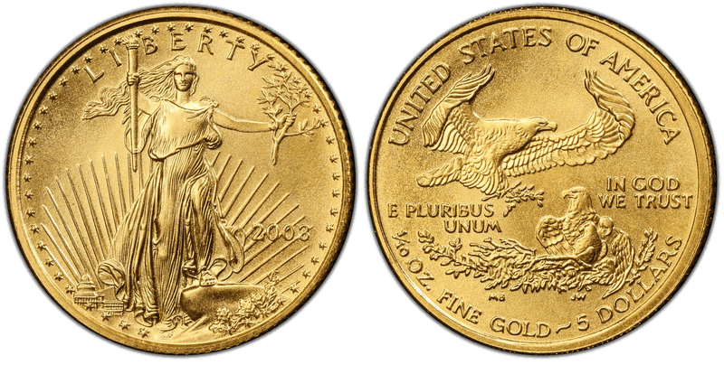 2003 American Eagle Five Dollar Gold