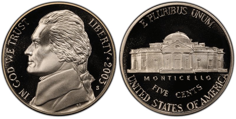 2003 (S) Proof Jefferson Nickel