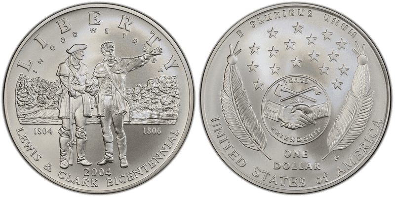 2004 Lewis and Clark Bicentennial Commemorative Dollar