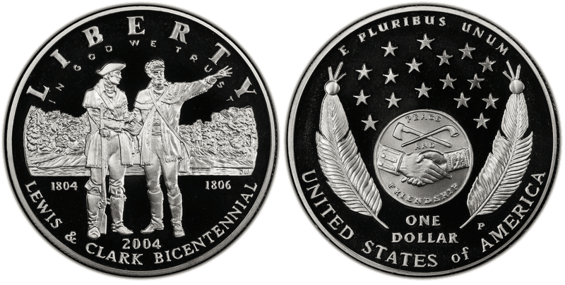2004 (P) Proof Lewis & Clark Dollar