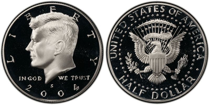 2004 (S) Proof Silver Kennedy Half Dollar