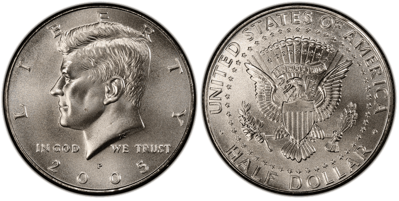2005 (P) Satin Finish Kennedy Half Dollar