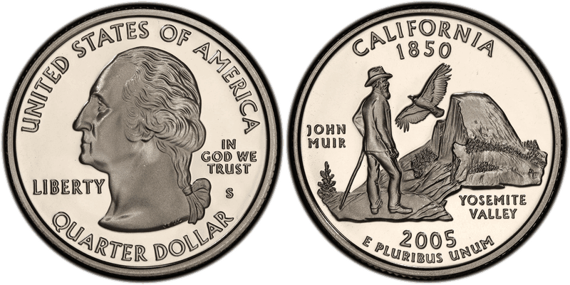 2005 (S) Proof California State Quarter