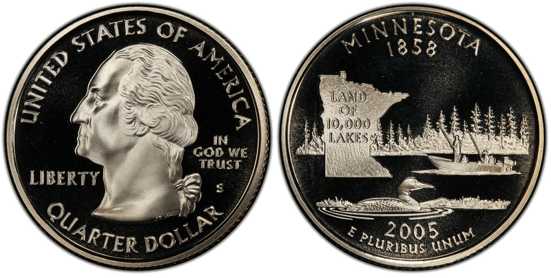 2005 (S) Proof Minnesota State Quarter