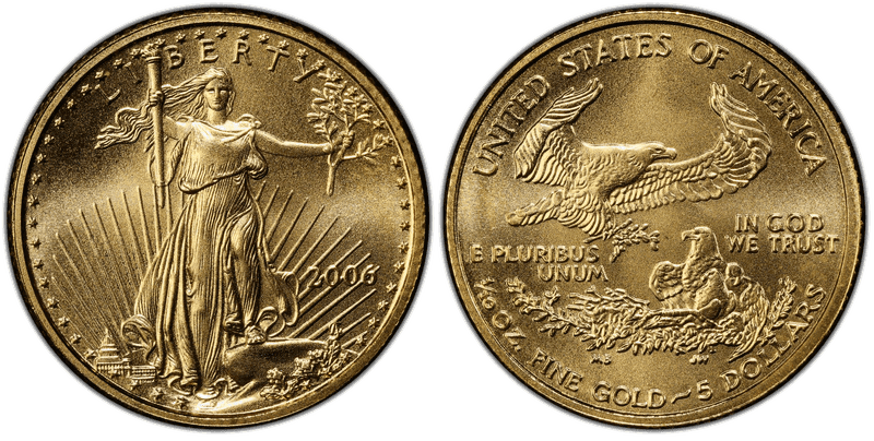 2006 American Eagle Five Dollar Gold