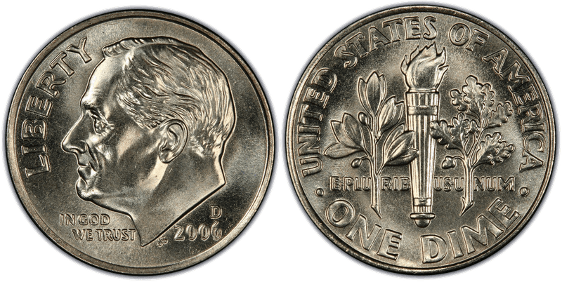 2006 Roosevelt Dime