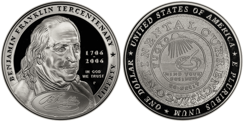 2006 (P) Proof Franklin-Founding Father Dollar