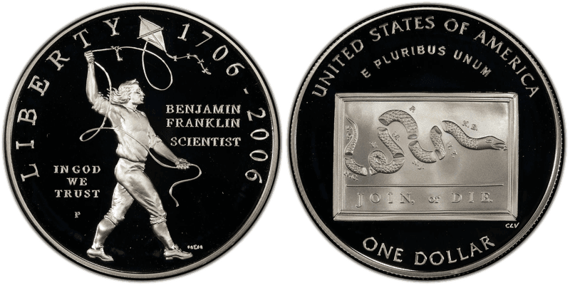 2006 (P) Proof Franklin-Scientist Dollar