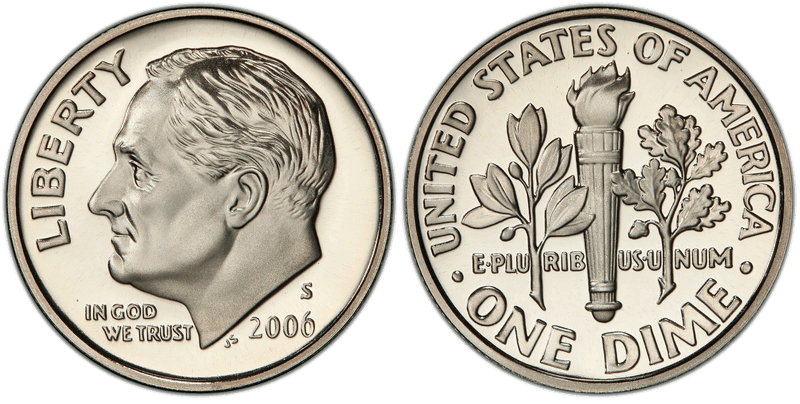2006 (S) Proof Roosevelt Dime