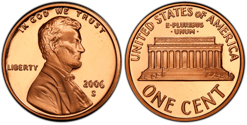 2006 (S) Proof Lincoln Memorial Cent