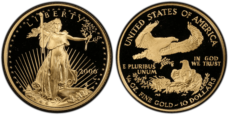 2006 (W) Proof American Eagle Ten Dollar Gold