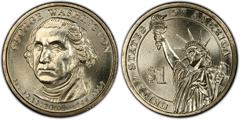 2007 (D) Presidential Dollar - George Washington, Position B