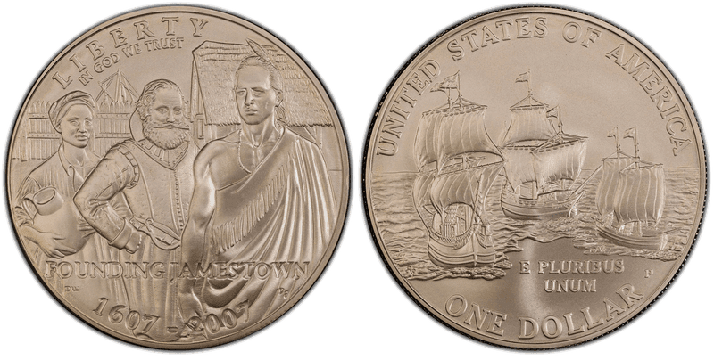 2007 (P) Jamestown Dollar