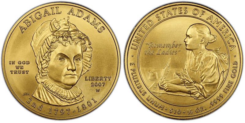 2007 (W) Martha Washington First Spouse Ten Dollar Gold