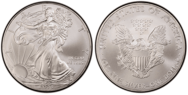 2008 American Silver Eagle