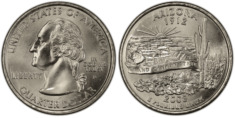 2008 (P) Arizona State Quarter