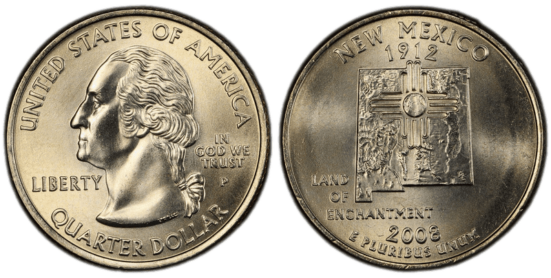 2008 (P) New Mexico State Quarter