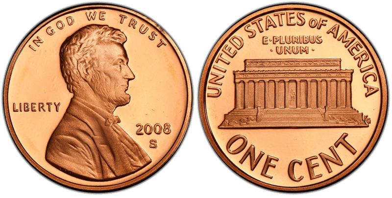2008 (S) Proof Lincoln Memorial Cent