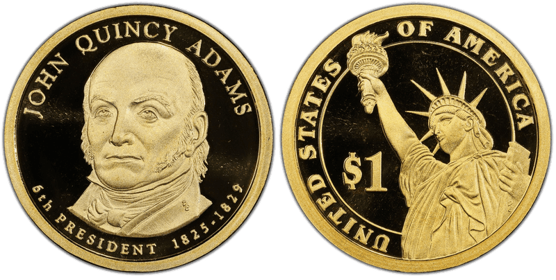 2008 (S) Proof Presidential Dollar - John Quincy Adams