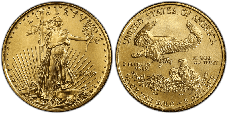 2009 American Eagle Five Dollar Gold