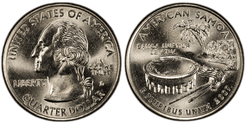DC & US Territories Quarters 2009