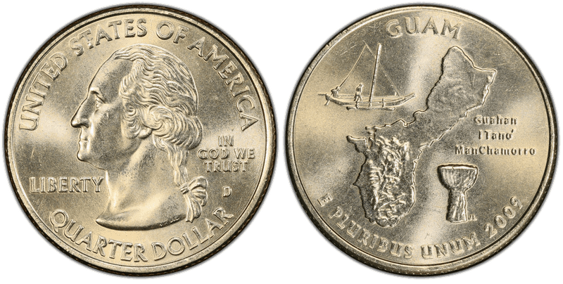 2009 (D) Guam Quarter