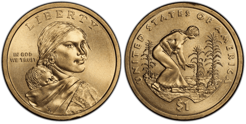 2009 (D) Native American Dollar - Position B