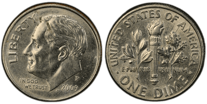 2009 (P) Roosevelt Dime