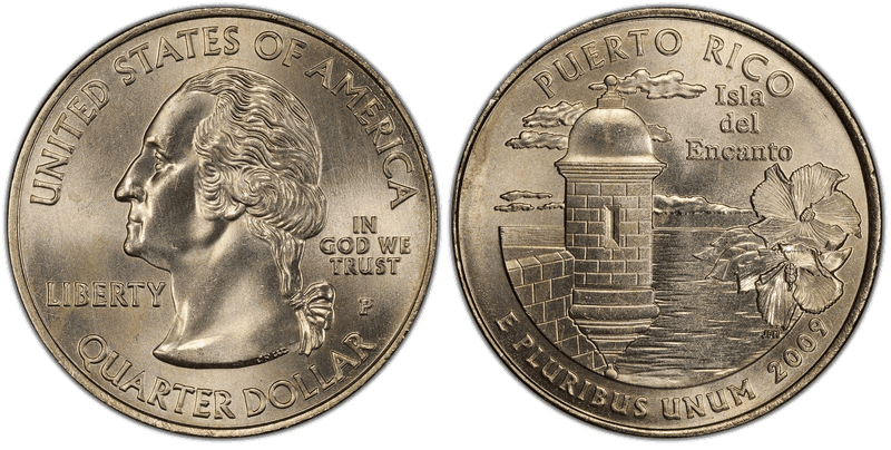 2009 (P) Puerto Rico Quarter