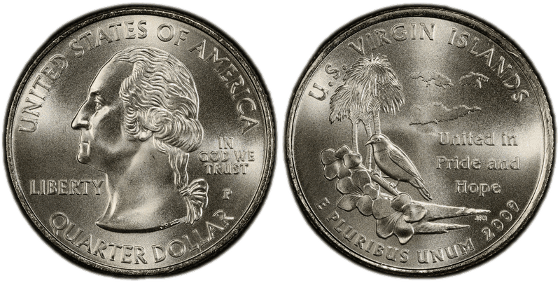 2009 (P) U.S. Virgin Islands Satin Finish Quarter