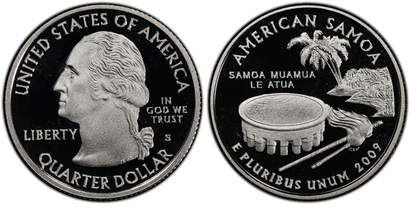 2009 (S) Proof American Samoa Silver Quarter