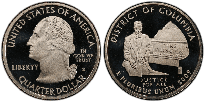 2009 (S) Proof District of Columbia Quarter