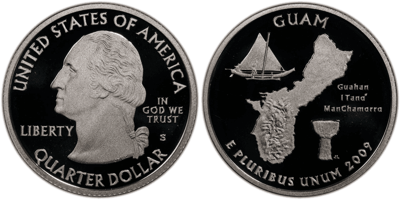 2009 (S) Proof Guam Silver Quarter