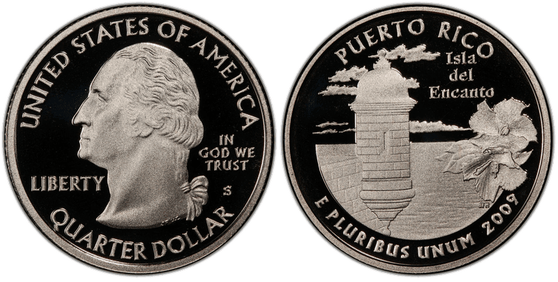 2009 (S) Proof Puerto Rico Quarter