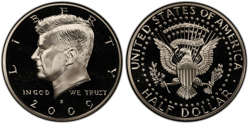 2009 (S) Proof Kennedy Half Dollar