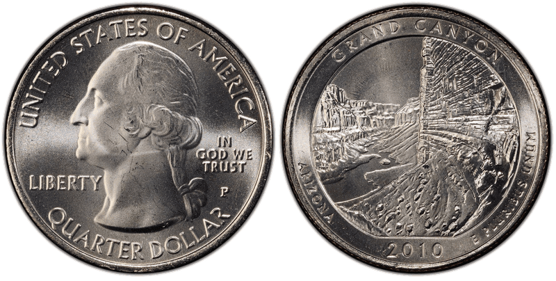 2010 (P) Grand Canyon National Park Satin Finish Quarter