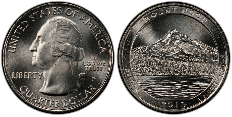 2010 (P) Mount Hood National Park Satin Finish Quarter