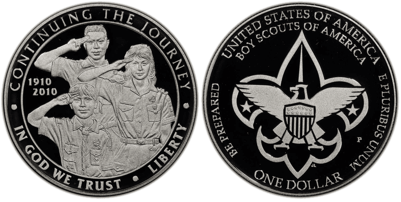 2010 (P) Proof Boy Scouts of America Dollar