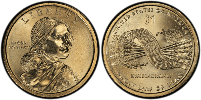 2010 (P) Native American Dollar - Position B