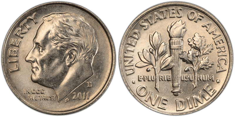 2011 Roosevelt Dime