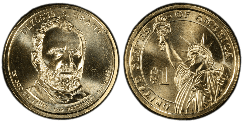 2011 (D) Presidential Dollar - Ulysses S. Grant, Position B