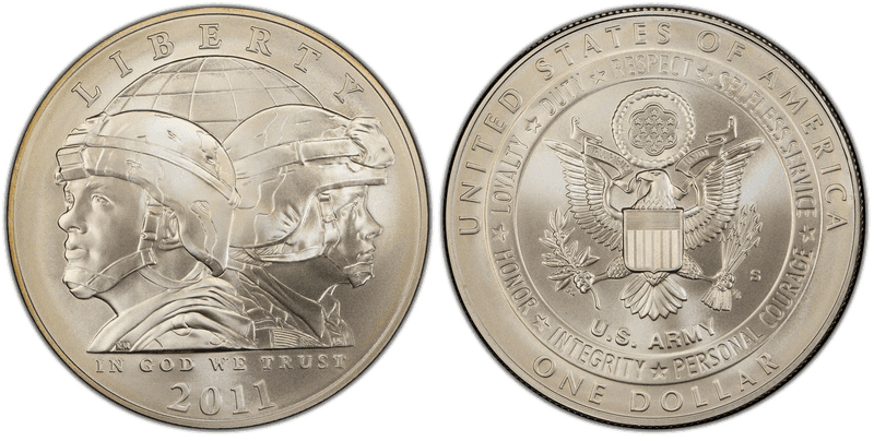 2011 (S) United States Army Dollar
