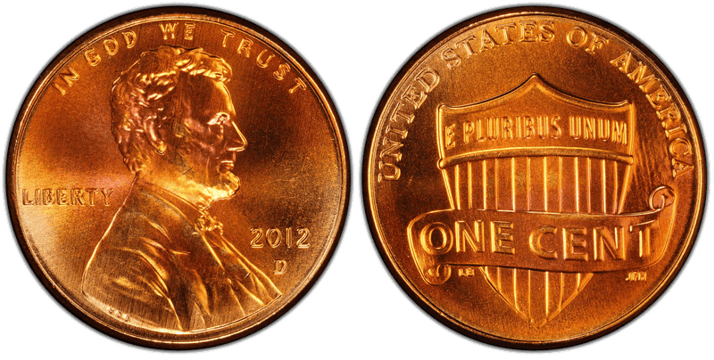 2012 Lincoln Shield Cent