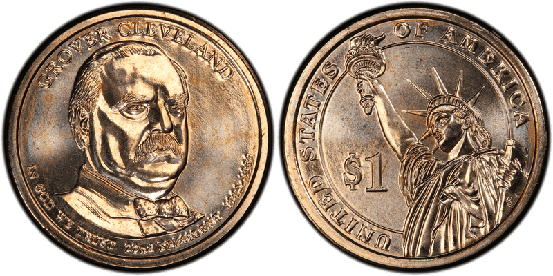 2012 (D) Presidential Dollar - Grover Cleveland 22nd, Position B
