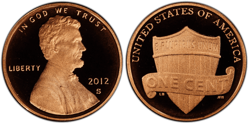 2012 (S) Proof Lincoln Shield Cent
