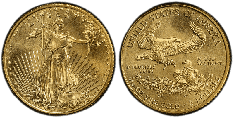 2013 American Eagle Five Dollar Gold